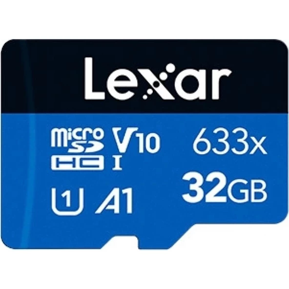 32gb Lexar Lsdmı32gbb633a 633x Mıcrosdhc Hıgh-performance C10 A1 V10 U1 Hafıza Kartı