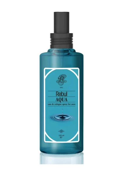 Rebul Aqua Cam Şişe 100 ml Sprey Kolonya