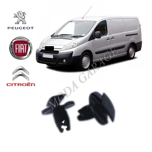 Expert scudo jumpy 3 07-2013 çamurluk ve davlumbaz klipsi 8565.53 M150