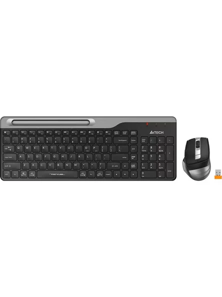 A4 Tech FB2535C Fstyler Bluetooth & 2.4Ghz Kablosuz Q Türkçe FN-Multimedya Klavye & Şarj Edilebilir Mouse Set