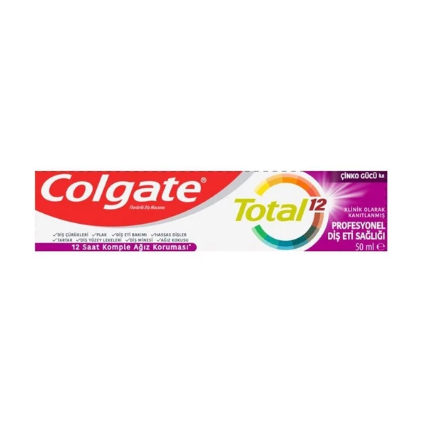 Colgate Total Profesyonel Diş Eti Sağlığı Florürlü Diş Macunu 50 ml