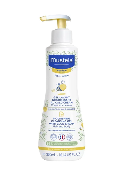 Mustela Cold Cream İçeren Besleyici Temizleme Jeli 300 ml