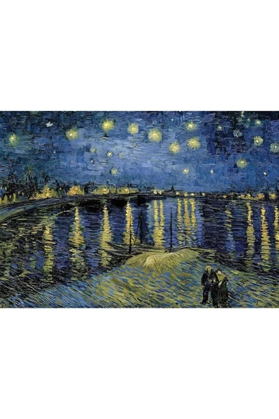 Art Puzzle Yıldızlı Gece 2, Vincent Van Gogh - 1000 Parça 5249 - 2