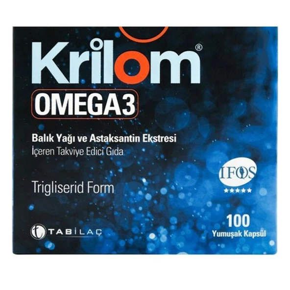 Krilom Omega 3 Balık Yağı 100 Kapsül