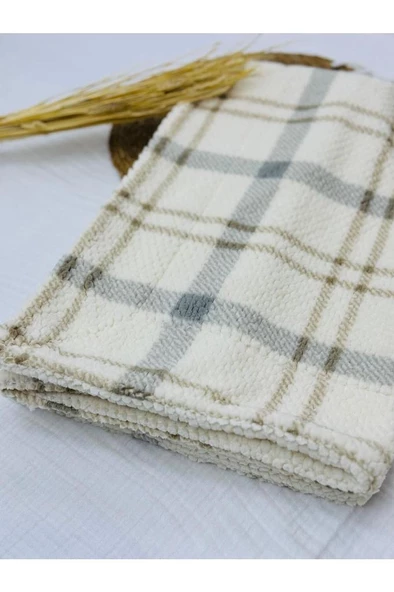 Bebitof Ekose Desenli Bebek Battaniyesi - 4