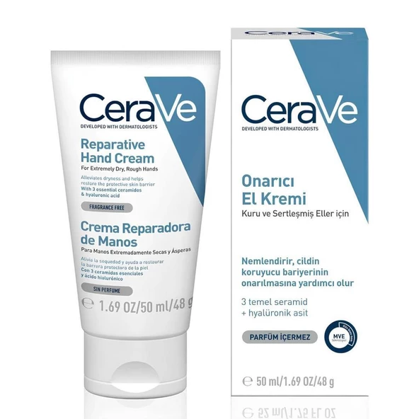 Cerave Reperative Hand Cream 50 ml Onarıcı El Kremi