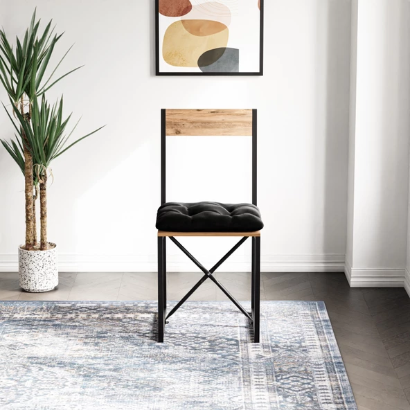 Eportatif Mutfak Sandalyesi Mİnderli Salon Balkon Atlantik Sandalye Çam 1497 - 2