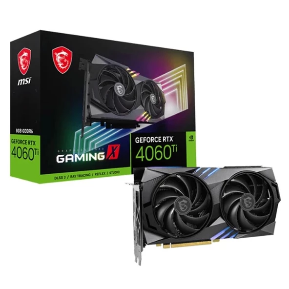 Msı Geforce Rtx4060tı Gamıng X 8g 8gb Gddr6 128bıt 1xhdmı 3xdp Ekran Kartı