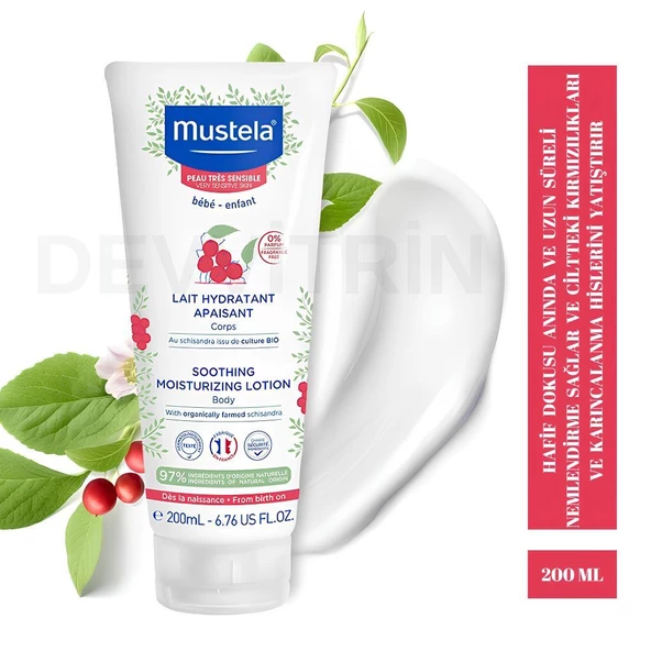 Mustela Çok Hassas Cilt Nemlendiriciı Vücut Losyonu 200 ml