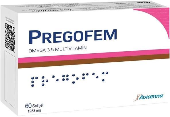 Avicenna Pregofem 1700 mg 60 Softgel