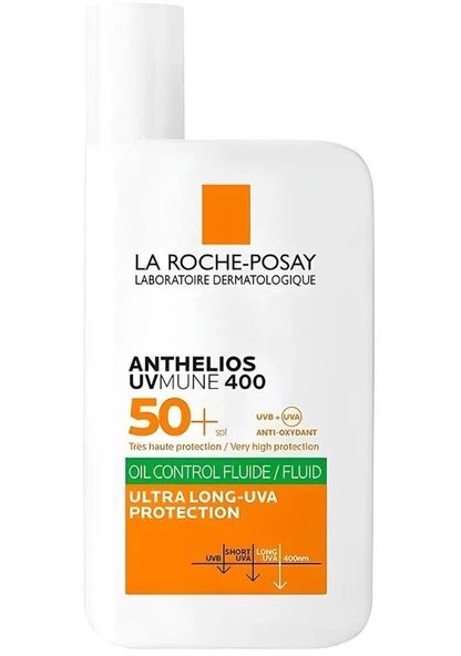 La Roche-Posay Anthelios UVmune 400 Oil Control Fluid 50 Faktör Güneş Kremi 50 ml