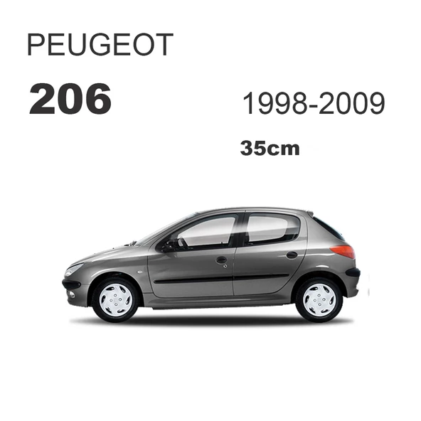 Peugeot 206 Arka Cam Silecek Kolu ve Süpürgesi M128B