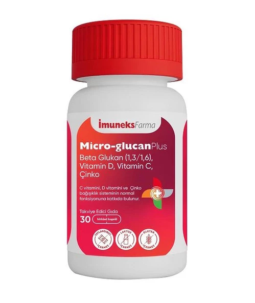 Imuneks Micro Glucan Plus 30 Kapsül
