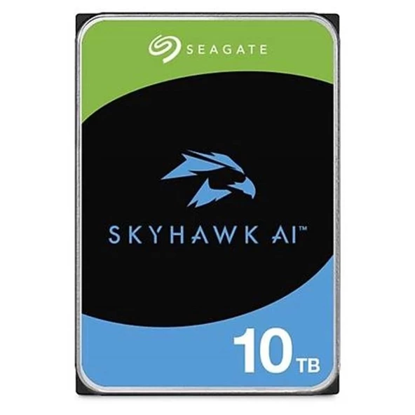 10 Tb Seagate 3.5 Skyhawk Sata 7200rpm 256mb 7/24 Guvenlık St10000ve001 (5 Yıl Resmı Dıst Garantılı)