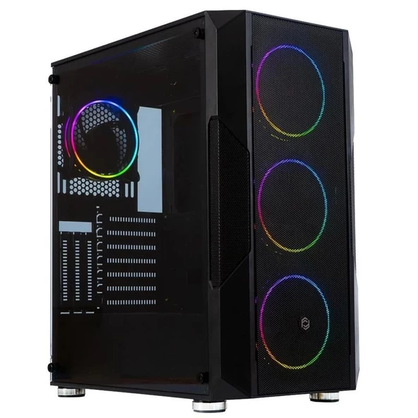 Frısby Fc-9435g 750w 80+ Bronze 4x120mm Double Slım Rıng Rgb Fan Usb3.0 Gamıng Siyah Kasa