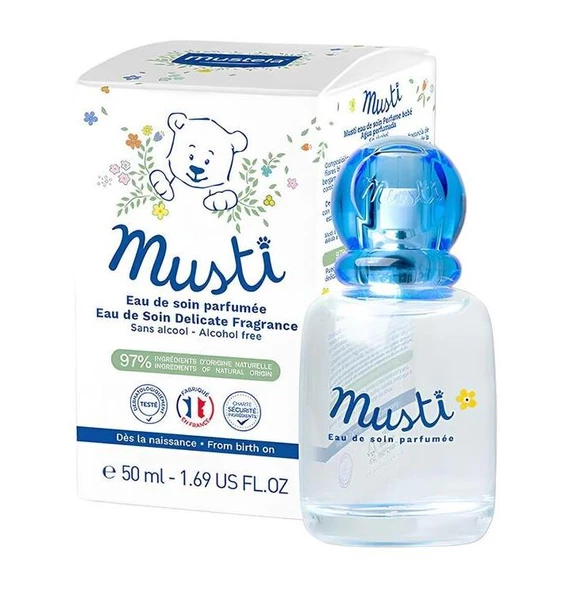 Mustela Musti Eau De Soin Alkolsüz Bebek Parfümü 50 ml