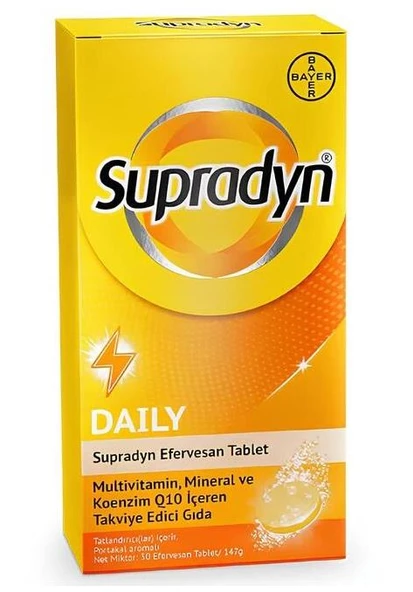 Supradyn Coenzim Q10 30 Efervesan Tablet
