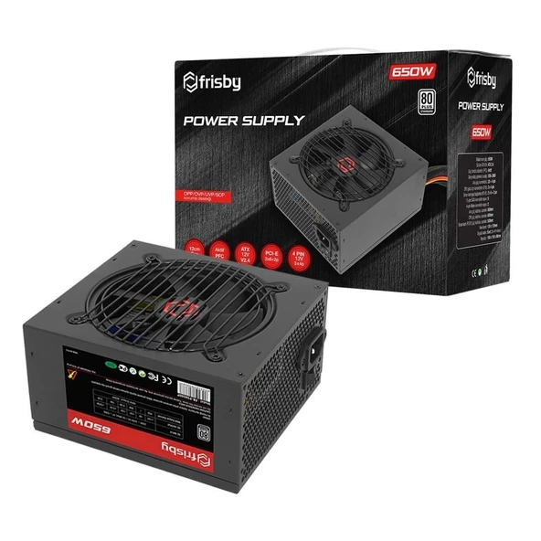 Frısby Fr-ps6580p 80+ Power Supply 650w