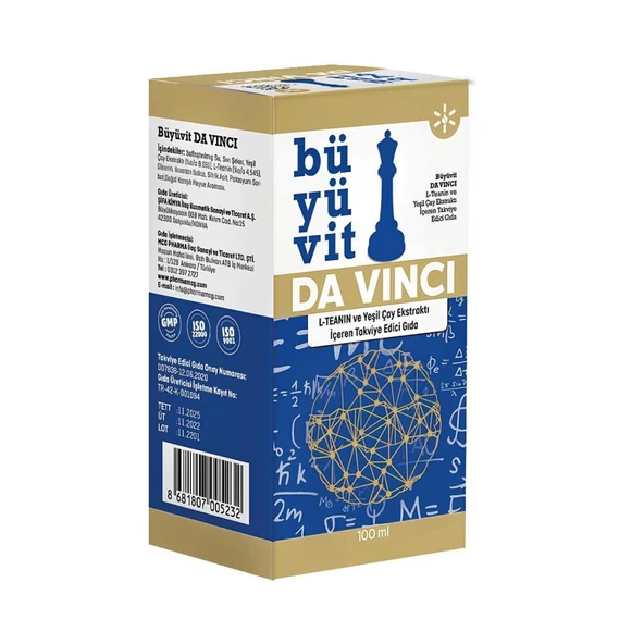 Büyüvit Da Vinci 100 ml