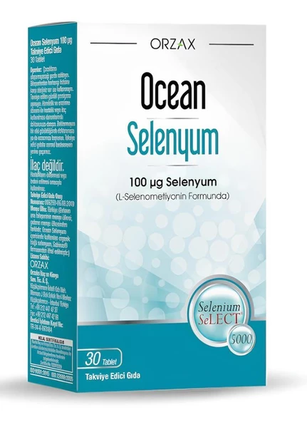 Ocean Selenyum 100 mcg 30 Tablet ürün görseli 1