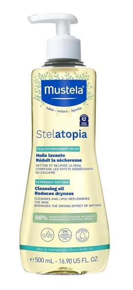 Mustela Stelatopia Temizleme Yağı 500 ml