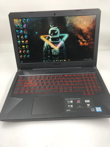 Asus Fx504gd Core İ7 8750h 2.2ghz-8gb-1tb+128gb Ssd-15.6"-gtx1050 Gaming Laptop