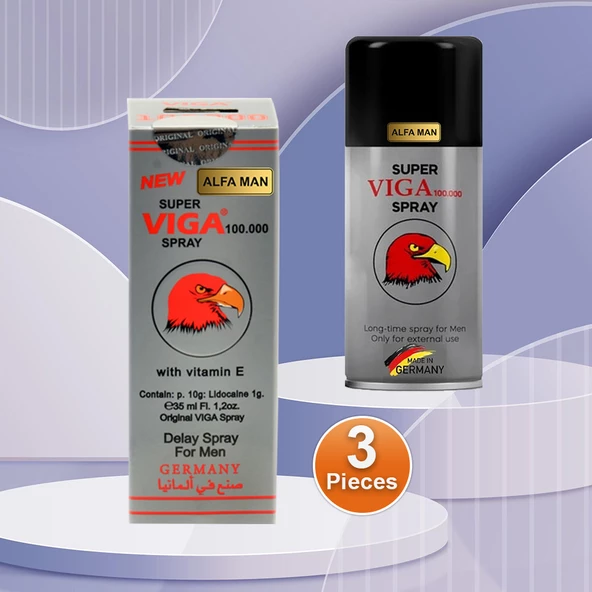 Alfa Man Delay VGA 100000 Sprey For Men 3 Kutu