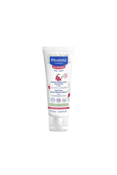 Mustela Çok Hassas Ciltler Için Nemlendirici Yüz Kremi 40 ml - 2