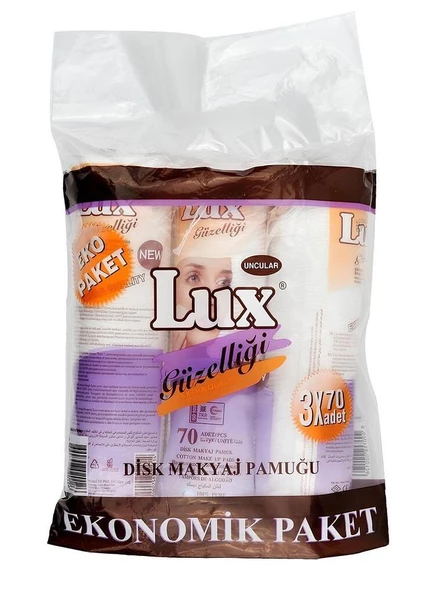 Lux Makyaj Pamuğu Disk 3 X 70li Eko Paket