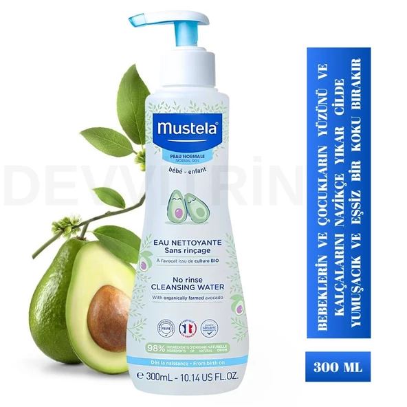 Mustela Durulama Gerektirmeyen Temizleme Sıvısı 300 ml