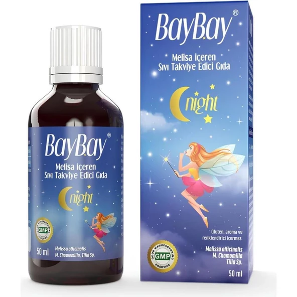 Baybay Night Melisa İçeren Damla 50 ml