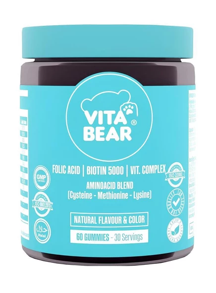 Vita Bear Strong Hair Gummy Vitamin 60lı