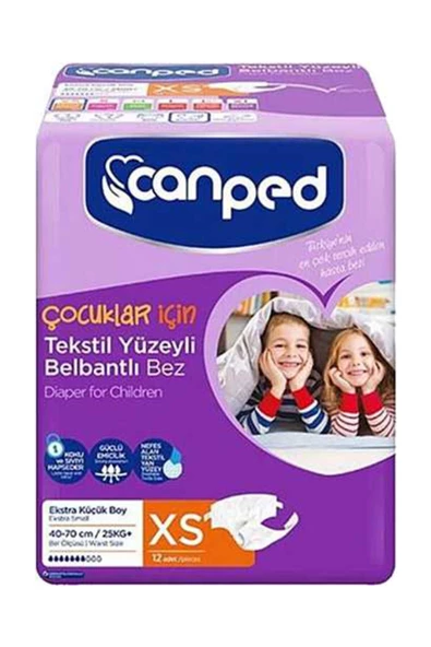 Canped Belbantlı Extra Küçük 30'lu Hasta Bezi