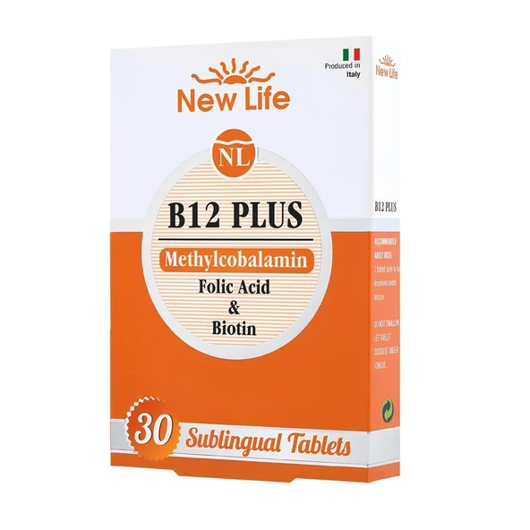 New Life B12 Plus Dilaltı 30 Tablet