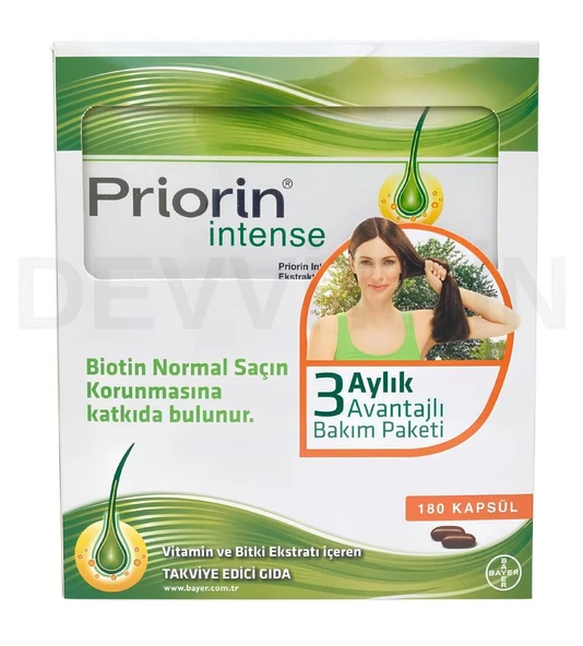 Priorin Intense 60 + 120 Saç Dökülmesini Önleyici Kapsül