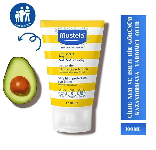 Mustela Çok Yüksek Koruma 50 Faktör Güneş Losyonu 100 ml