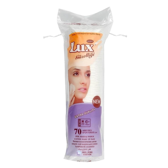 Lux Disk Makyaj Temizleme Pamuğu 70 Adet