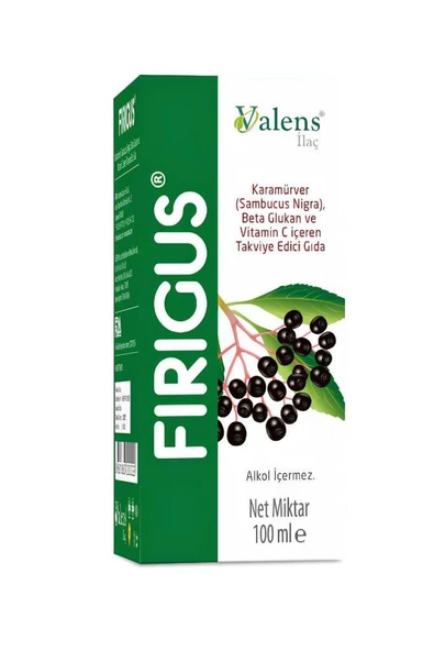 Firigus Kara Mürver Şurup 100 ml