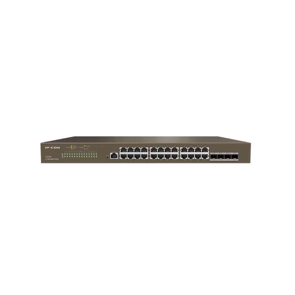 Ip-com G3328f 24 Port Gıgabıt + 4x1gb Sfp Uplınk L2 Cloud Yönetilebilir Rackmount Swıtch