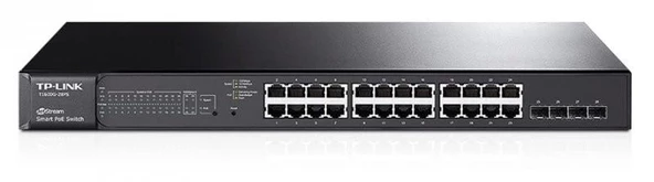 Tp-lınk Omada Tl-sg2428p 24 Port Gıgabıt+ 4xgıgabıt Sfp Uplınk 250w Poe Yönetilebilir Rackmount Swıtch