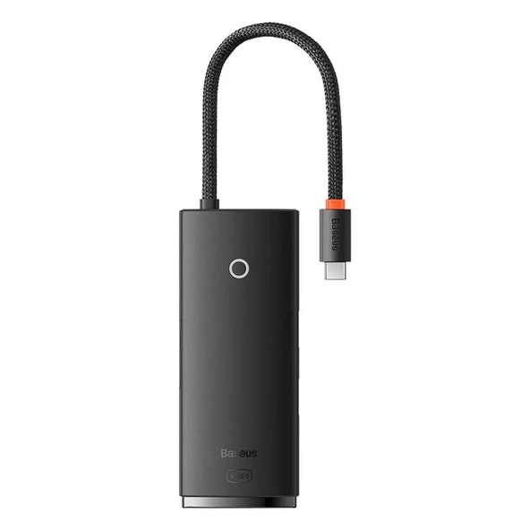 Baseus Lıte Sıyah 6ın1 Type-c Hub Çıkış:2xusb 1xtype-c 1xhdmı 1xmicrosd 1xsd Giriş:type-c WkQx050101