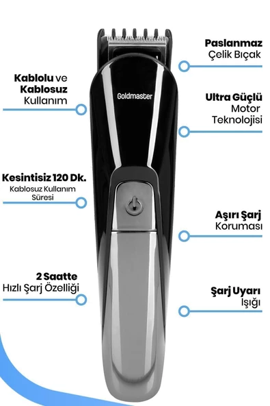 Goldmaster Gm-8106 Azur 14 İn 1 Erkek Bakım Seti - 4