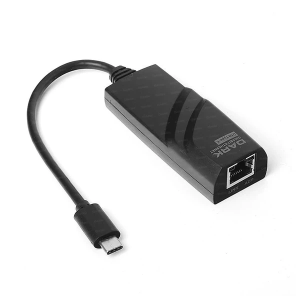 Dark Dk-ac-u31xglan Usb 3.1 Type-c 10/100/1000 Gıgabıt Lan Ethernet Ağ Dönüştürücü