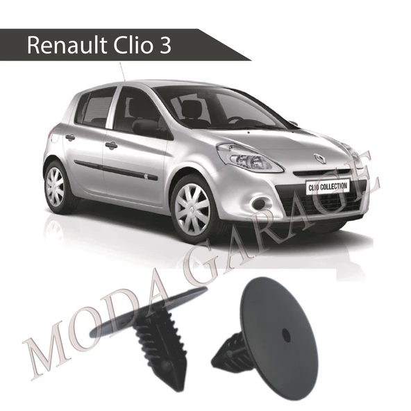 Renault Clıo 3 Davlumbaz Klipsi 7703077435 M148