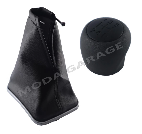 Fiat Punto Krom Çerçeve Vites Körüğü Ve Siyah Kapak Vites Topuzu M11007