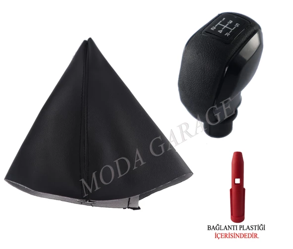 Peugeot 206 Vites Körüğü Ve Siyah Spor Vites Topuzu M10938 ürün görseli 1