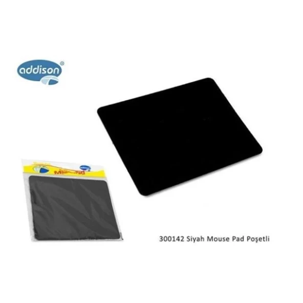 Addıson 300142 Siyah Mouse Pad Poşetli