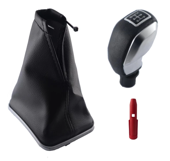 Fiat Linea Krom Çerçeve Vites Körüğü Ve Gri Spor Vites Topuzu M10992 - 2