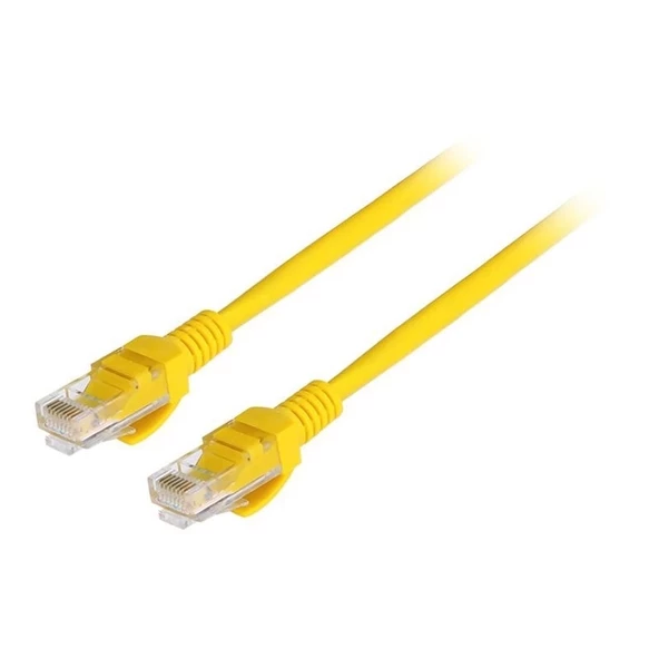 Nets Dne-pcu03-c6-0050-yl Utp Cat6 Patch Kablo 26awg Lszh Bakır 0,5mt Sarı