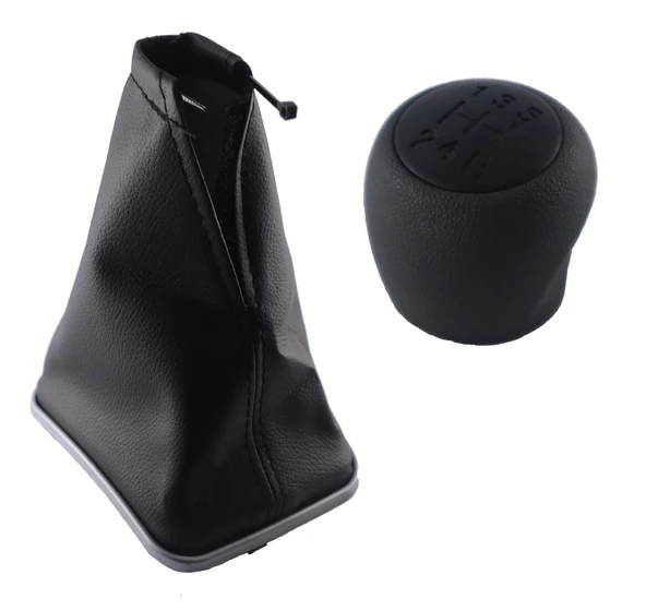 Fiat Punto Krom Çerçeve Vites Körüğü Ve Siyah Kapak Vites Topuzu M11007 - Resim 2